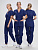 Костюм женский MedLine Марго (тк.Смесовая,145), т.синий