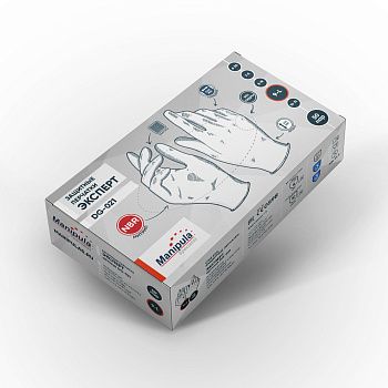 Перчатки Manipula Specialist® Эксперт (нитрил 0,08 мм, упак. 50пар), DG-021 — купить в SIZ-ON