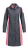 Халат женский ProfLineSpecialist (тк.Смесовая,240), серый/розовый