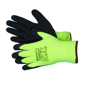 Перчатки Gward Freeze из акриловой пряжи с начесом + вспенен. латекс, L5004