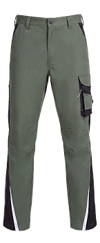 Брюки ProfLineLeader (тк.Хлопок/Спандекс,260), хаки/черный