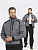 Куртка ProfLineLeader (тк.Софтшел), серый/черный