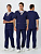 Костюм мужской MedLine Марк (тк.Смесовая,120), т.синий/бежевый