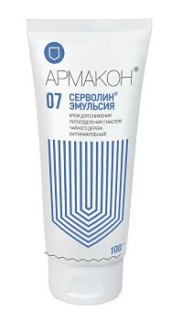 Крем защитный АРМАКОН™ СЕРВОЛИН ЭМУЛЬСИЯ для снижения потоотделения 100 мл, 1208 — купить в SIZ-ON